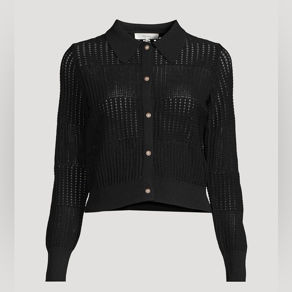 frame Sweaters - FRAME open stitch shrunken cardigan